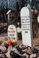 Grave marker to murdered Billy Clanton & McLaurys at Boothill Cemetery. Tombstone, AZ.