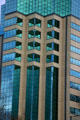 Zigzag facade of West America Bank Building. Sacramento, CA