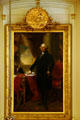 Portrait of George Washington in Senate chamber of California State Capitol. Sacramento, CA.