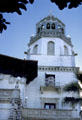 Octagonal tower of Hearst Castle. CA.