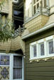 Winchester house which widow of rifle maker kept building to ward of ghosts of those killed by this weapon. San Jose, CA.