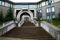 Fisher Gate of Haas School of Business at UC Berkeley. Berkeley, CA.