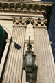 Lamp & pilasters of Biltmore Hotel. Los Angeles, CA.