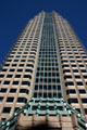 Figueroa at Wilshire building facade. Los Angeles, CA.