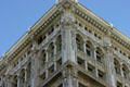 White terra-cotta details of Story Building. Los Angeles, CA.