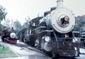 Steam locomotives at Travel Town railway museum. Los Angeles, CA.