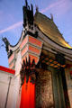 Chinese-styled roof over entrance of Mann's Chinese Theatre. Hollywood, CA