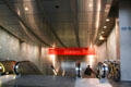 Metro subway entrance at Hollywood & Highland Center. Hollywood, CA.