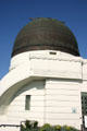 Facade & dome of Griffith Observatory. Los Angeles, CA.