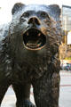 UCLA's Bruin Bear bronze grizzly statue by Billy Fitzgerald. Los Angeles, CA