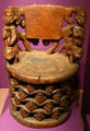 Cameroon Grassfields ceremonial chair at Fowler Museum. Los Angeles, CA