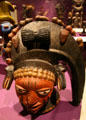 Yoruba headdress from Nigeria at Fowler Museum. Los Angeles, CA.
