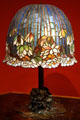 Pond Lilly glass table lamp by Louis Comfort Tiffany at LACMA. Los Angeles, CA