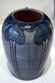 Newcomb College Pottery vase by Sarah Bloom Levy at LACMA. Los Angeles, CA.