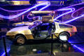 DeLorean DMC12 with 24k gold-plating at Petersen Automotive Museum. Los Angeles, CA.