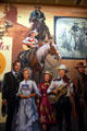 Sprits West mural showing Western film & TV stars at Autry National Center. Los Angeles, CA.