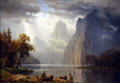 Mountain Lake painting by Albert Bierstadt at Autry National Center. Los Angeles, CA.