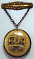 Inaugural pendant showing William McKinley & wife Ida in private collection. CA.