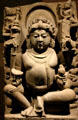 India: Kubera god of wealth of sculpted sandstone from Uttar or Madhya Pradesh, Norton Simon Museum. Pasadena, CA.