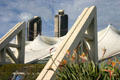 Convention Center I buttresses & tent roof structure. San Diego, CA.