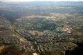 Aerial view of subdivision east of San Diego. CA.