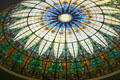 First Church of Christ Scientist stained glass ceiling. San Diego, CA.