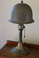 Mushroom-shaped metal electric lamp at Marston House Museum. San Diego, CA.