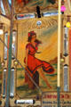 Mural on central core of Balboa Park Carousel. San Diego, CA