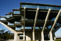 Support structure details of Geisel Library at UCSD. La Jolla, CA.