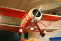 Waco YKS-7 trainer biplane from Waco Aircraft, Troy, OH, at San Diego Aerospace Museum. San Diego, CA.