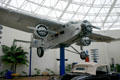 Ford Trimotor passenger plane at San Diego Aerospace Museum. San Diego, CA.