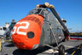 Sikorsky H-34 Seabat antisubmarine & troop-carrying helicopter at Midway aircraft carrier museum. San Diego, CA.