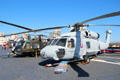 Sikorsky H-60 Seahawk multi-purpose helicopter at Midway aircraft carrier museum. San Diego, CA.