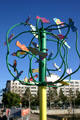 A Bird's Playground by Alberto Carro & Children's Museum in Urban Trees display. San Diego, CA.