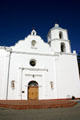 San Luis Rey Mission Church facade. Oceanside, CA