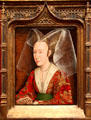 Portrait of Isabella of Portugal by workshop of Rogier van der Weyden at J. Paul Getty Museum Center. Malibu, CA