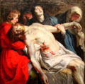 The Entombment painting by Peter Paul Rubens at J. Paul Getty Museum Center. Malibu, CA.