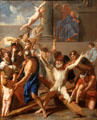 Martyrdom of St Andrew painting by Charles Le Brun at J. Paul Getty Museum Center. Malibu, CA
