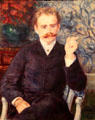 Albert Cahen d'Anvers portrait by Pierre-Auguste Renoir at J. Paul Getty Museum Center. Malibu, CA.