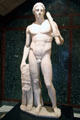 Roman marble Lansdowne Herakles statue at Getty Museum Villa. Malibu, CA.