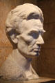 Bust of Lincoln at Lincoln Shrine. Redlands, CA