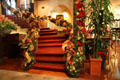 Lobby staircase at Mission Inn. Riverside, CA.