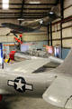 Indoor display of aircraft at March Field Air Museum. Riverside, CA.