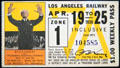 Los Angeles Railway weekly pass features Stokowski at Orange Empire Railway Museum. Perris, CA.