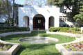 Garden fountain of Clarke Estate. Santa Fe Springs, CA.