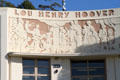 Education mural on Lou Henry Hoover Elementary School. Whittier, CA.
