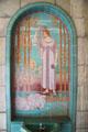 Tile mural in Rose Hills Memorial Park Peace Mausoleum. Whittier, CA.