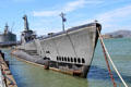 Submarine USS Pampanito at pier 45. San Francisco, CA.