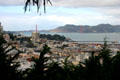 Golden Gate Bridge & Marina District from Coit Tower. San Francisco, CA.