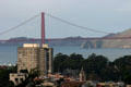 Golden Gate & Ghiradelli Square from Coit Tower. San Francisco, CA.